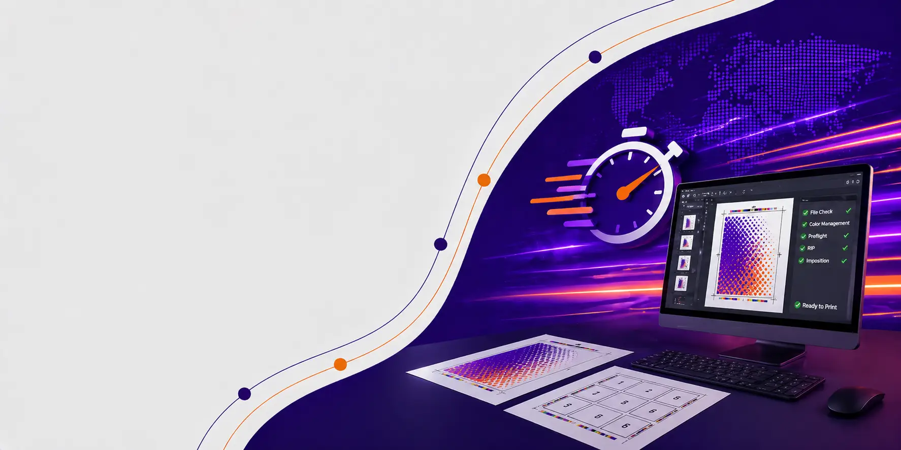 SPEED UP PREPRESS BANNER